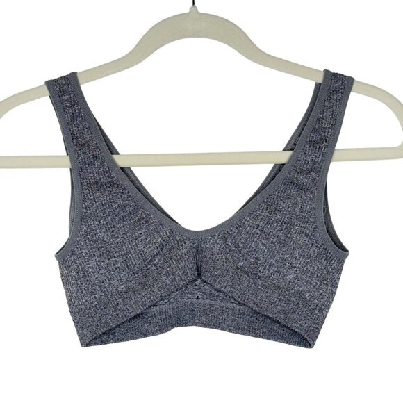 Thirdlove Gray Ribbed Sports Bra, S - Picture 2 of 5